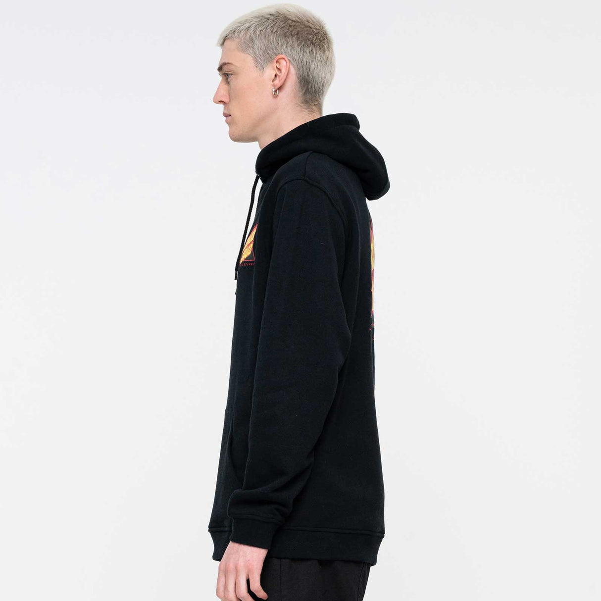 Santa Cruz Flamed Not a Dot Hoodie - Black