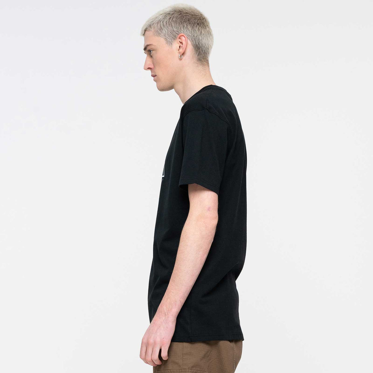 Santa Cruz Lined Not a Dot Front T Shirt - Black