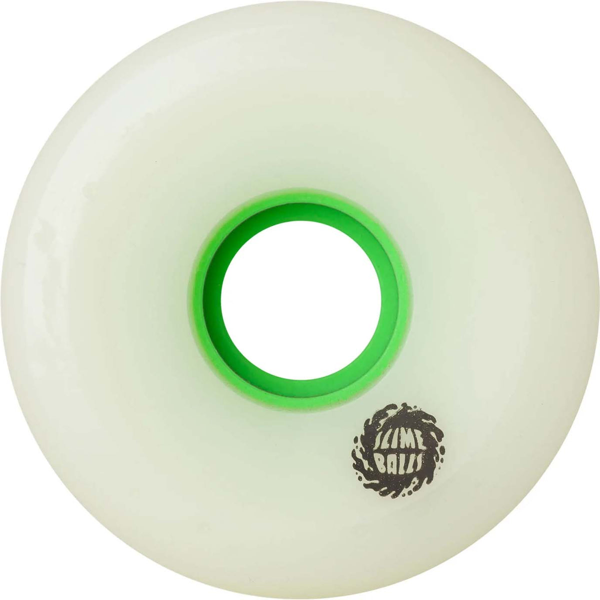 Santa Cruz Slime Balls OG Slime Skateboard Wheels - White 66mm