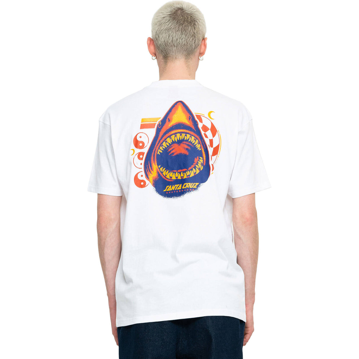 Santa Cruz Shark Trip T Shirt - White