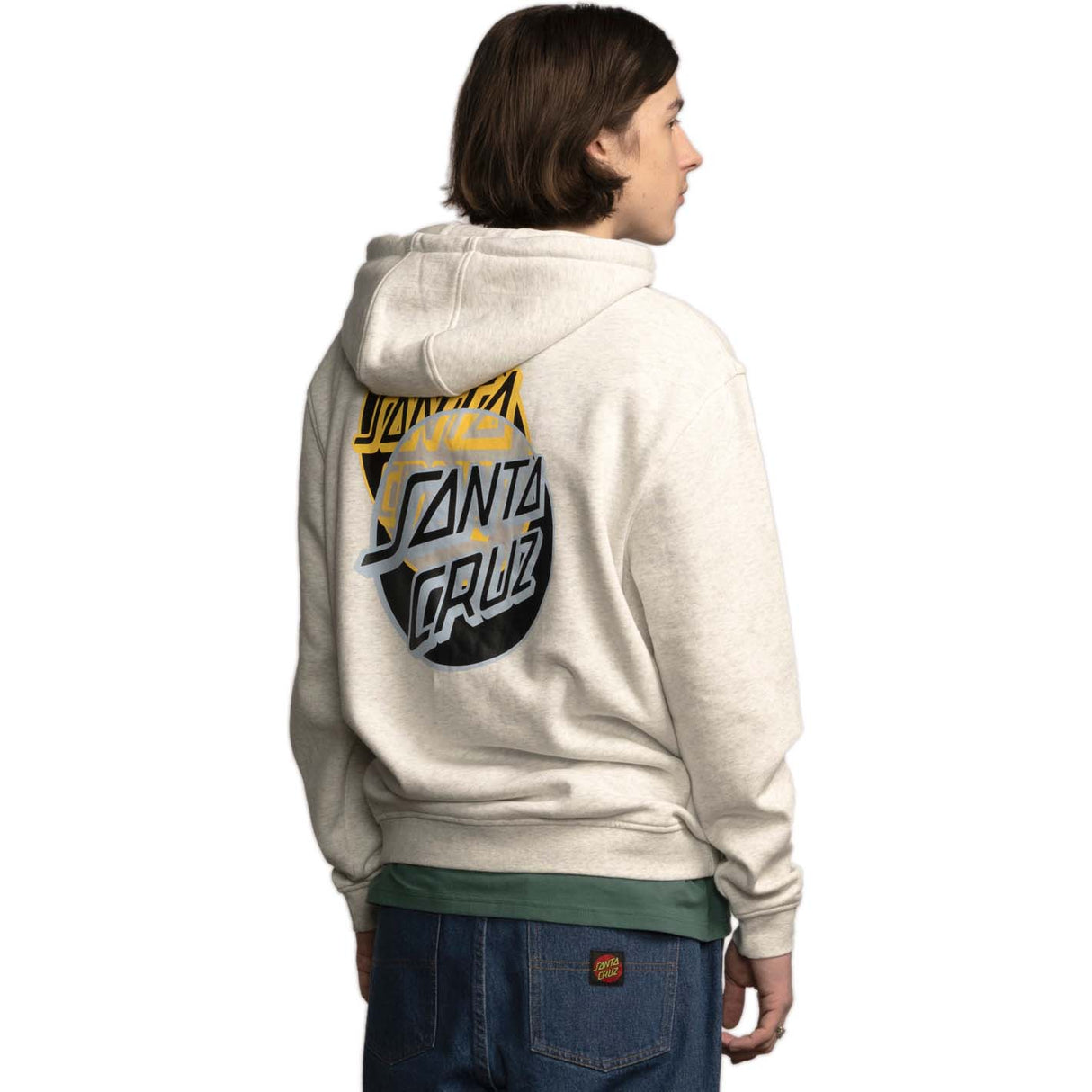 Santa Cruz Dissect Dot Hoodie - Athletic Heather