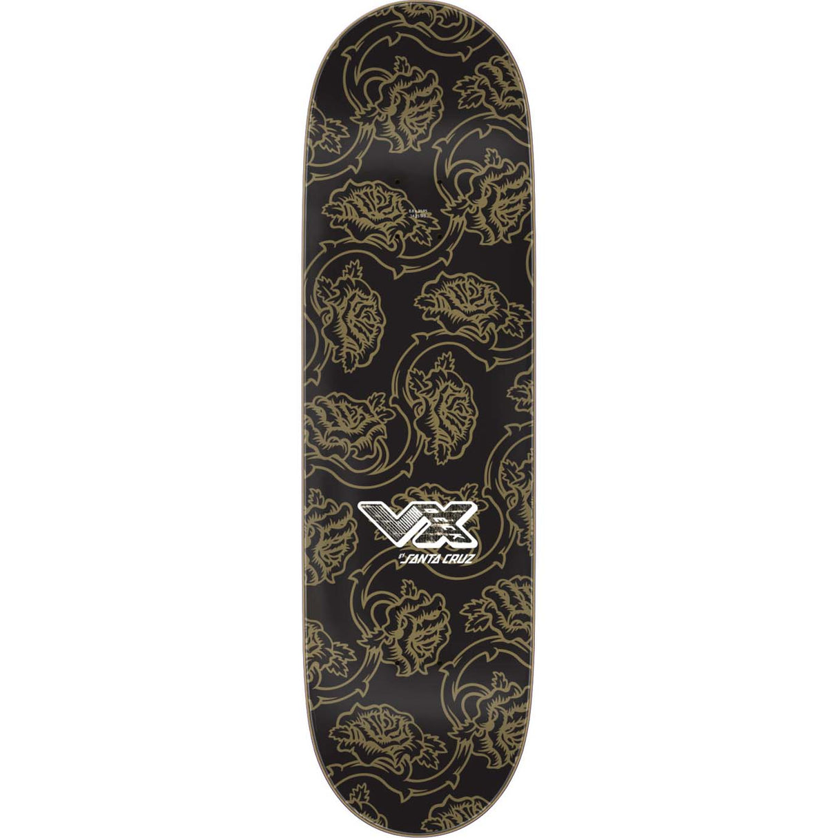 Santa Cruz Pro VX Roses Dot Skateboard Deck - Dressen 8.8"