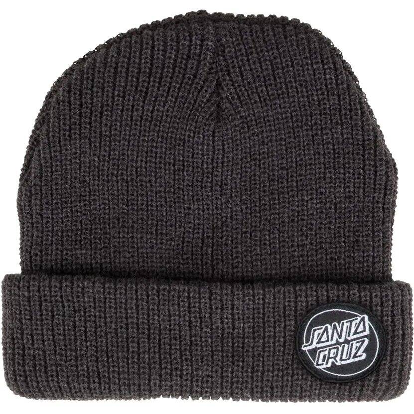 Santa Cruz Outline Dot Beanie - Black