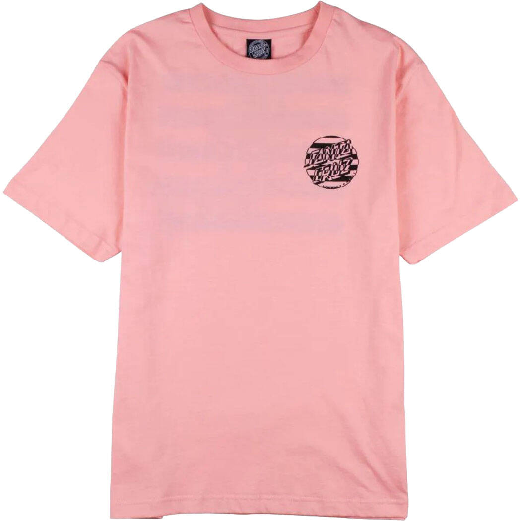 Santa Cruz Strobe Hand Womens T Shirt - Candy Pink