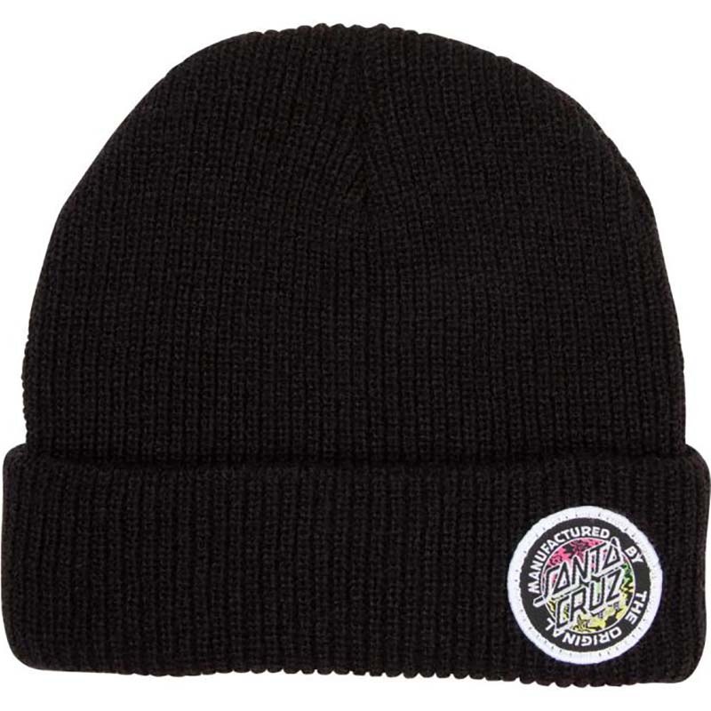 Santa Cruz Acidic MFG Dot Beanie - Black