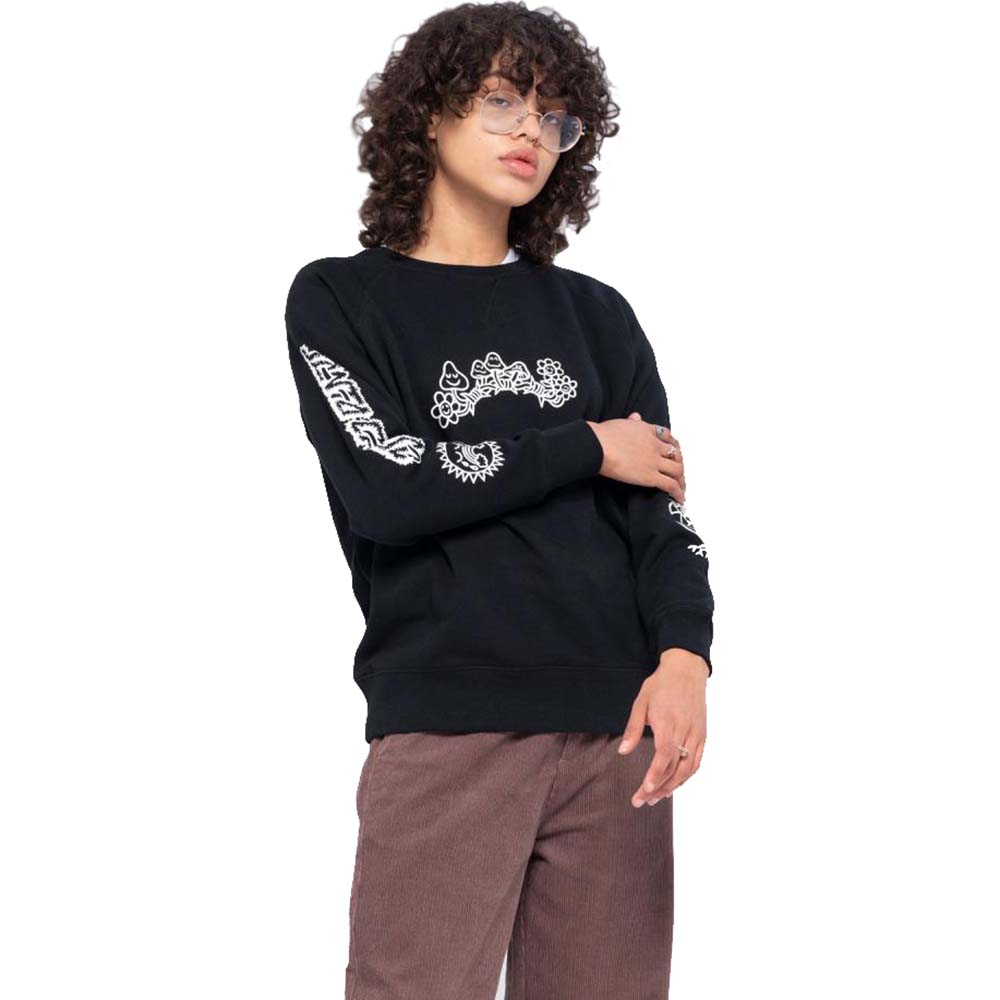 Santa Cruz SC Garden Womens Crew - Black