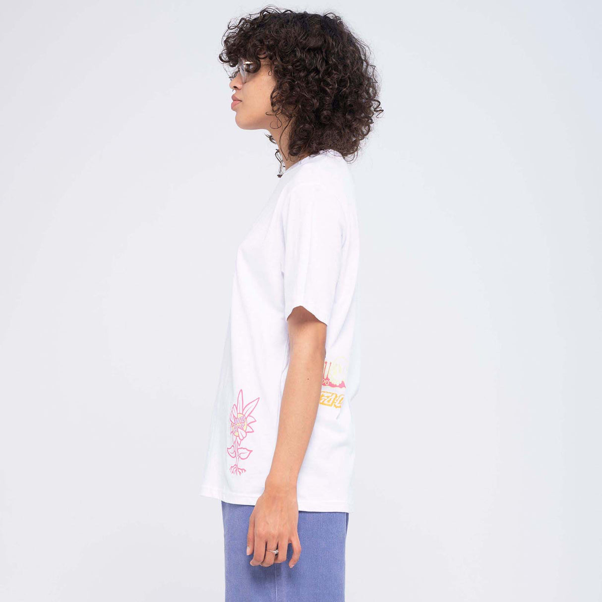 Santa Cruz SC Garden Womens T Shirt - White