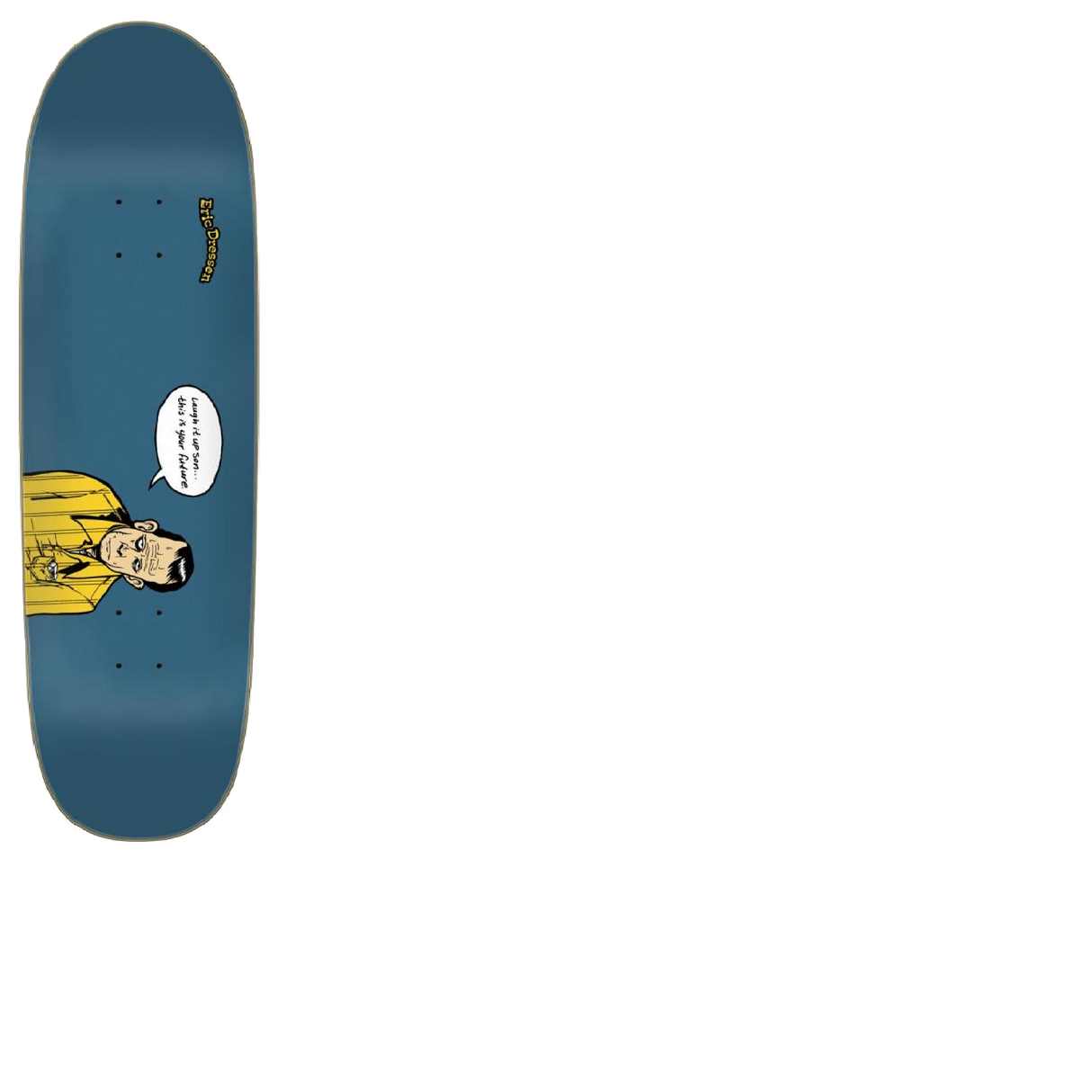 Santa Cruz Laugh It Up Skateboard Deck - Dressen 9.25"