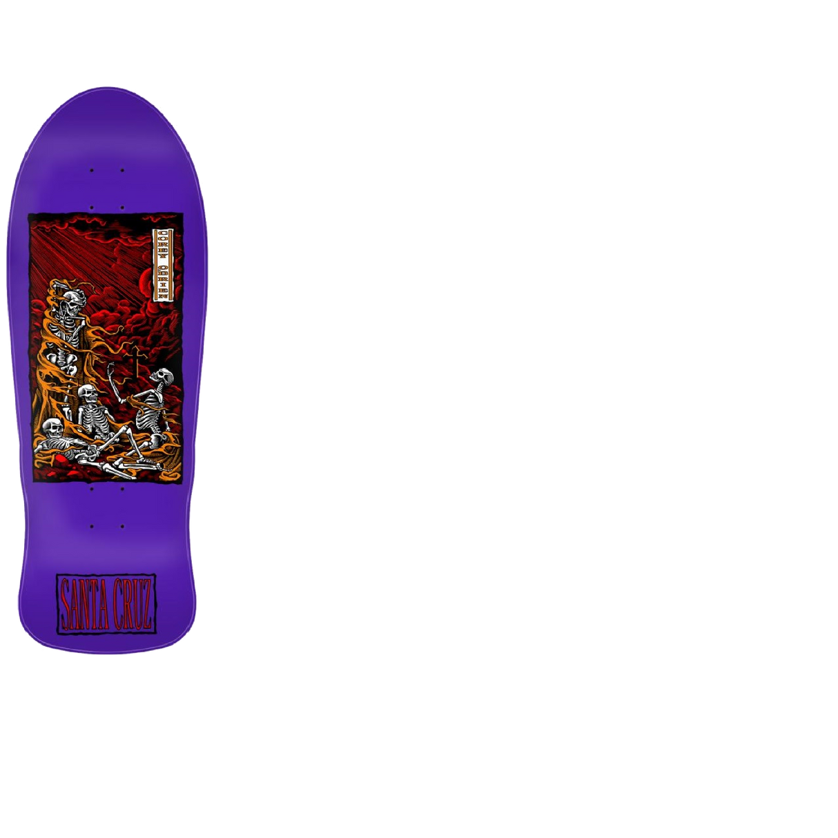 Santa Cruz Purgatory Skateboard Deck - O'Brien 9.85"