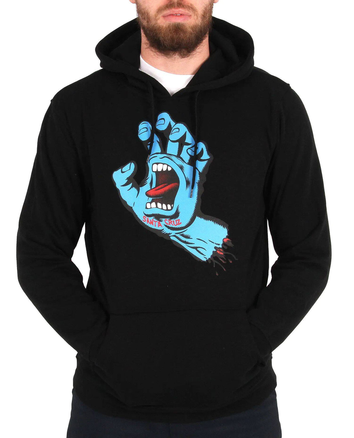 Santa Cruz Screaming Hand Hoodie - Black
