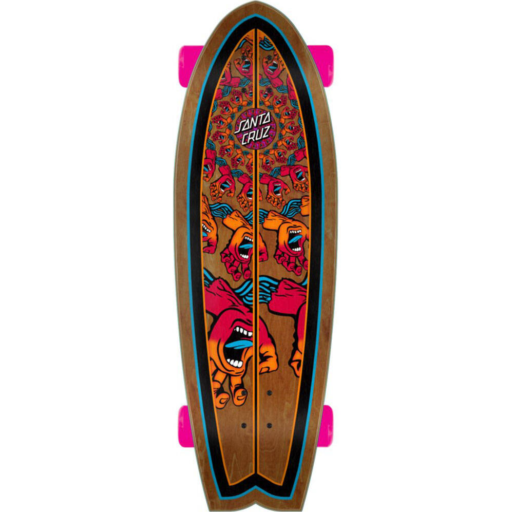 Santa Cruz Mandala Hand Shark Complete Cruiser - Multi 27.7''