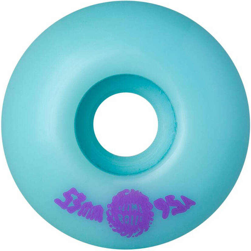 Santa Cruz Slime Balls Snot Rockets Pastel 95a Skateboard Wheels - Blue 53mm