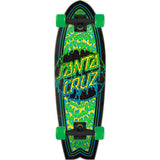 Santa Cruz Toxic Dot Shark Complete Cruiser - Green 27.7''
