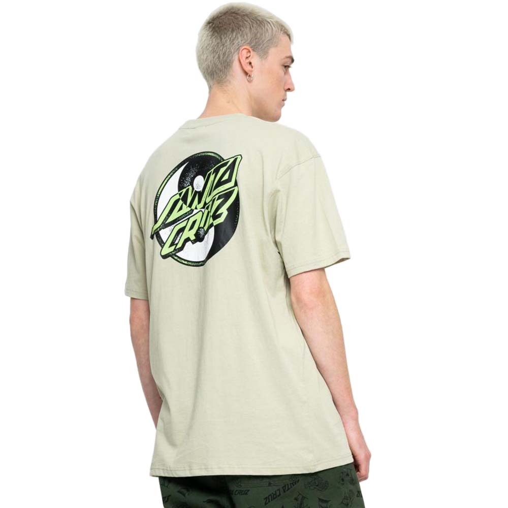 Santa Cruz Yin Yang Dot T Shirt - Nickel