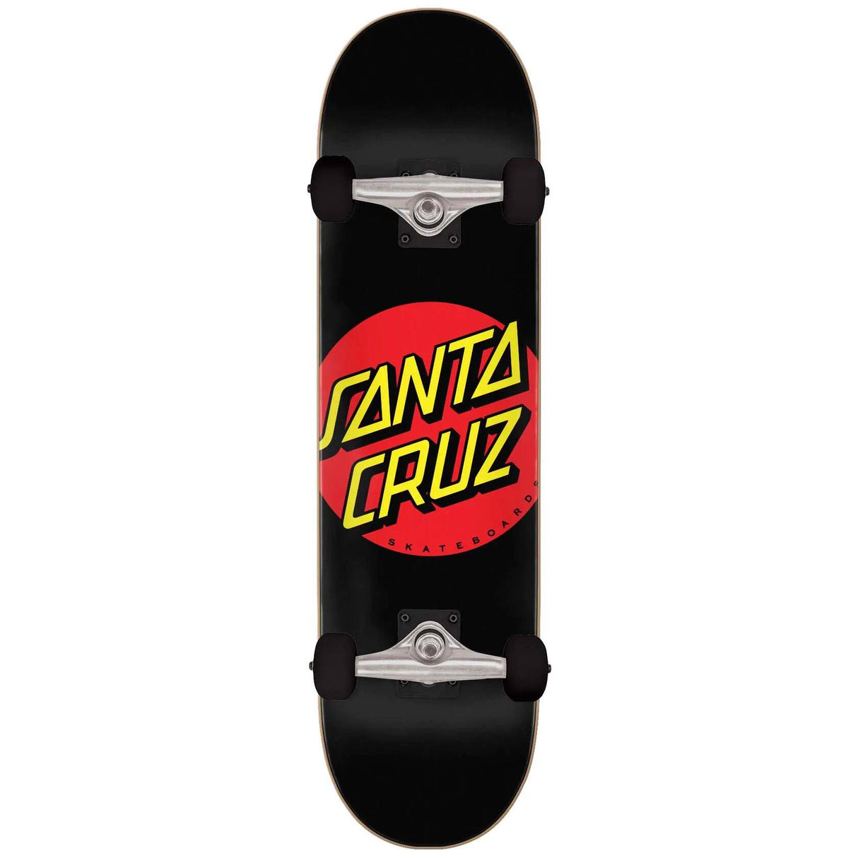 Santa Cruz Classic Dot Sk8 Complete Skateboard - Black 8''