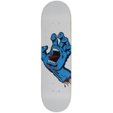 Santa Cruz Screaming Hand Skateboard Deck - White 8.25''