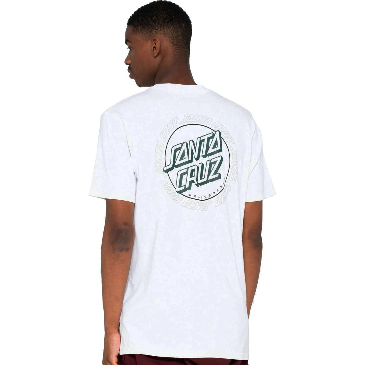 Santa Cruz Hollow Ring Dot T Shirt - White