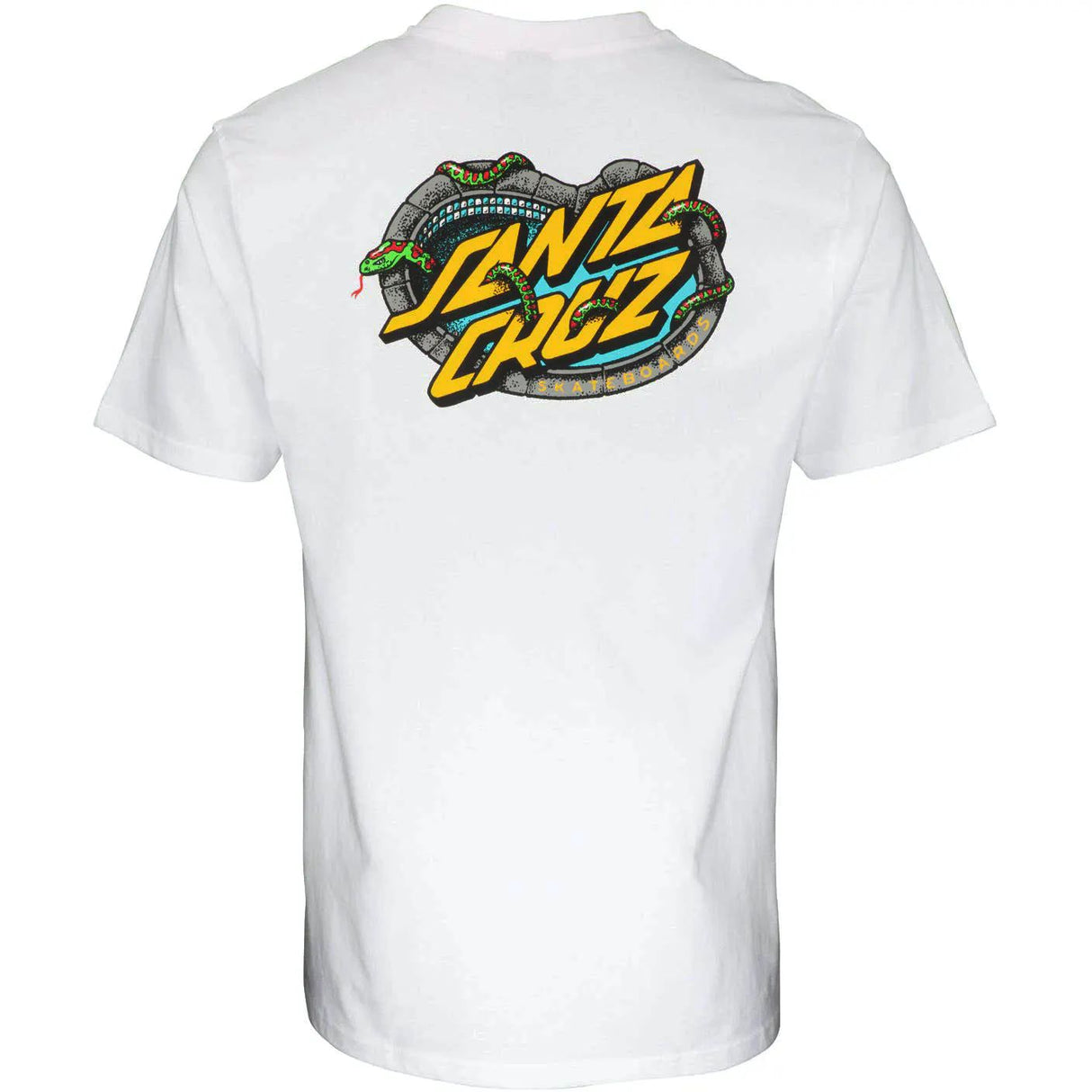 Santa Cruz Pool Snakes T Shirt - White