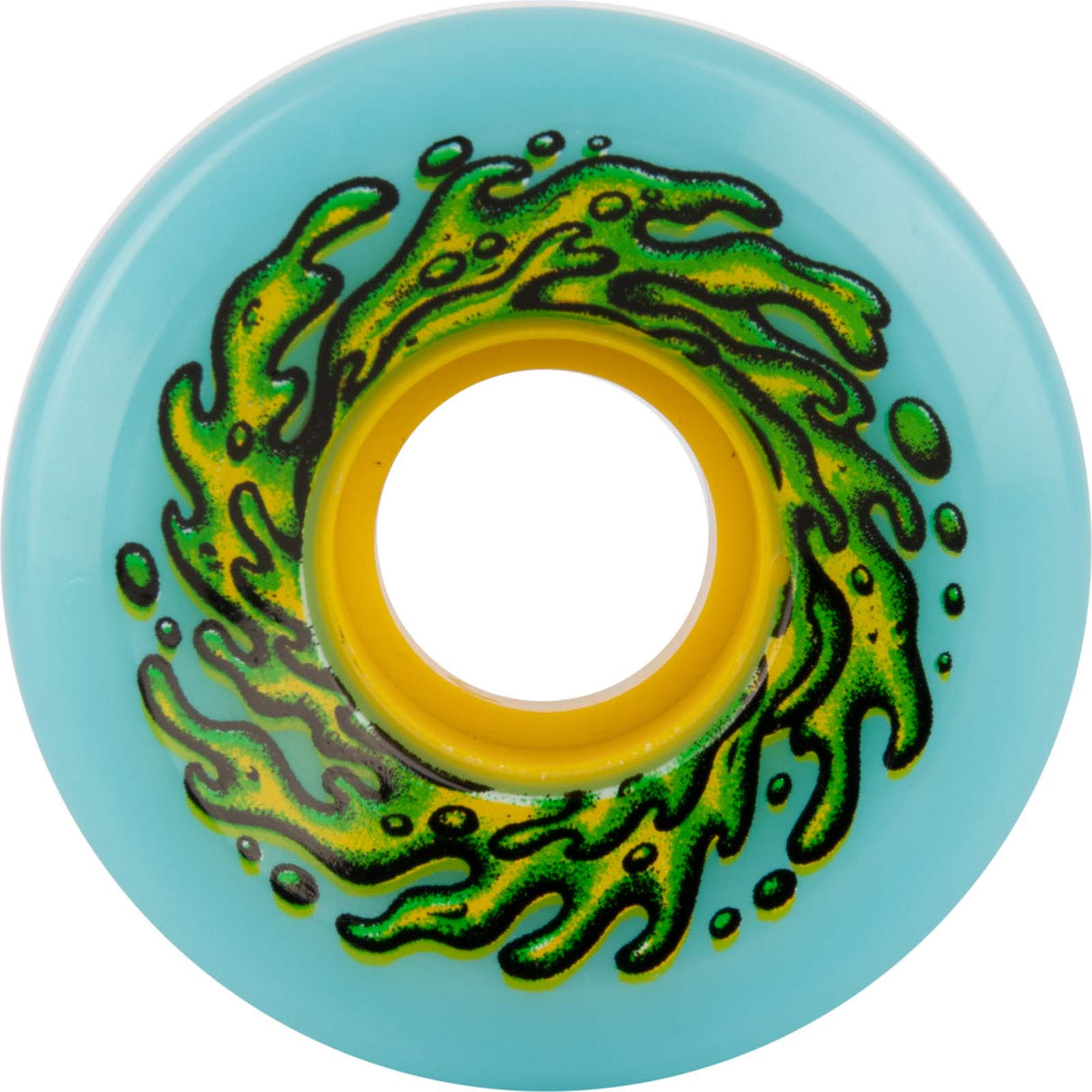 Santa Cruz Slime Balls Mini OG Slime Skateboard Wheels - Blue 54.5mm