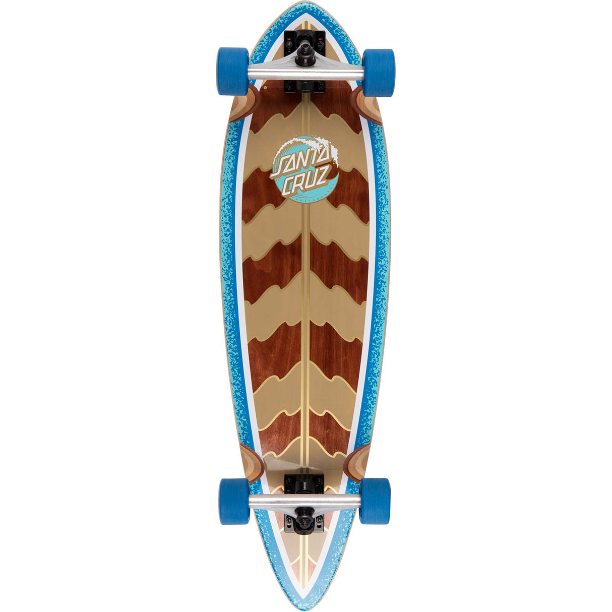Santa Cruz Stipple Wave Dot Pintail Cruzer - 33"