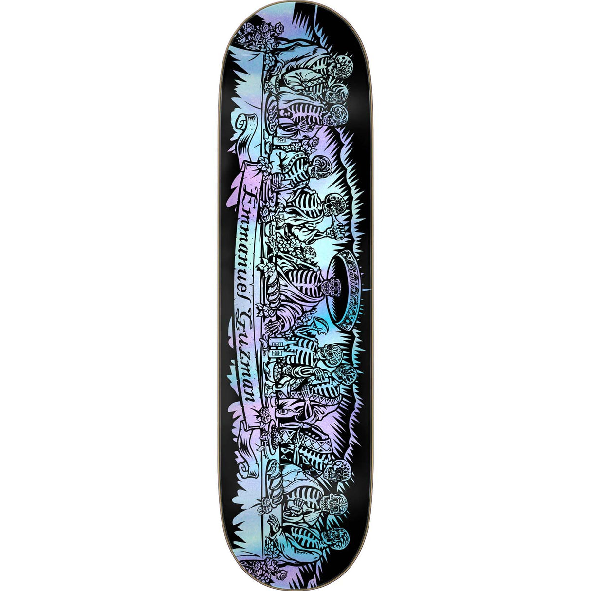 Santa Cruz 20 Years Dining With The Dead Pro Skateboard Deck - Guzman 8.27"