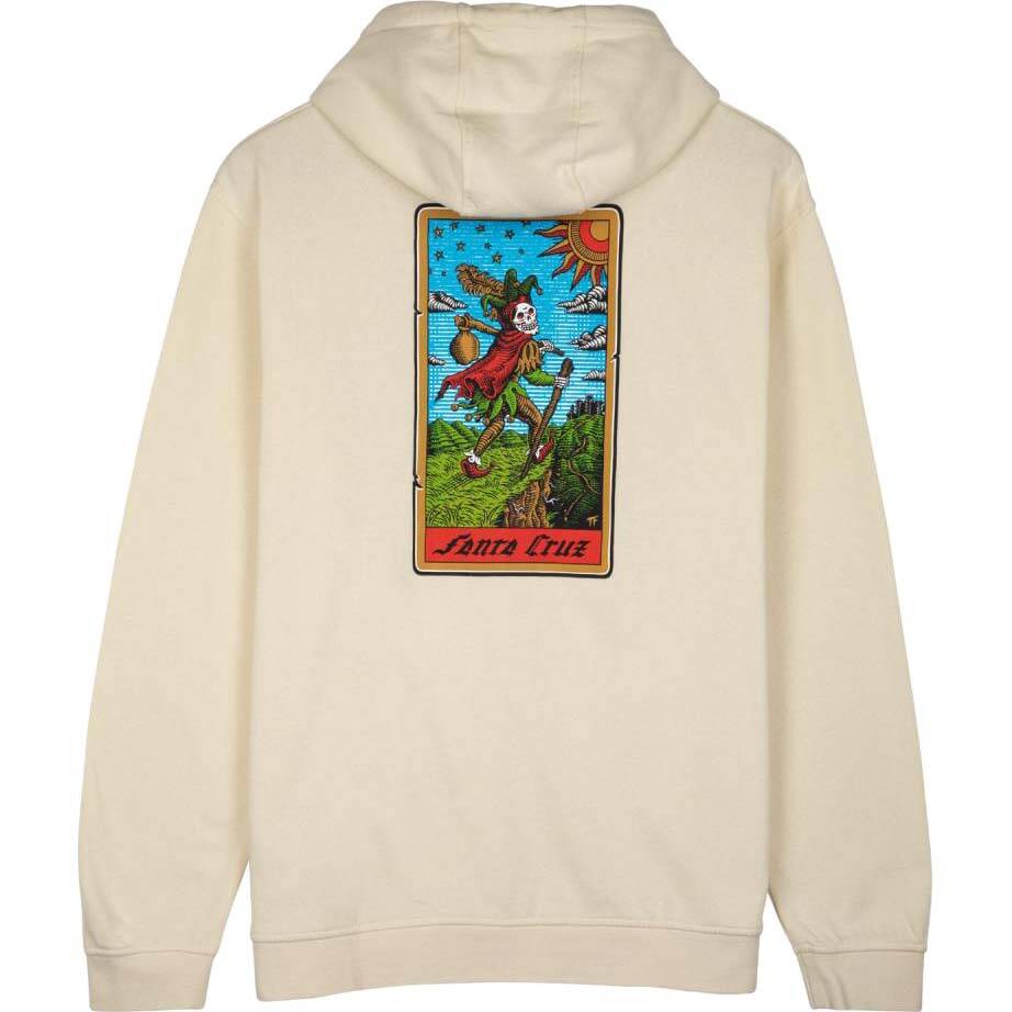 Santa Cruz Delfino Tarot Hoodie - Natural Acid Wash