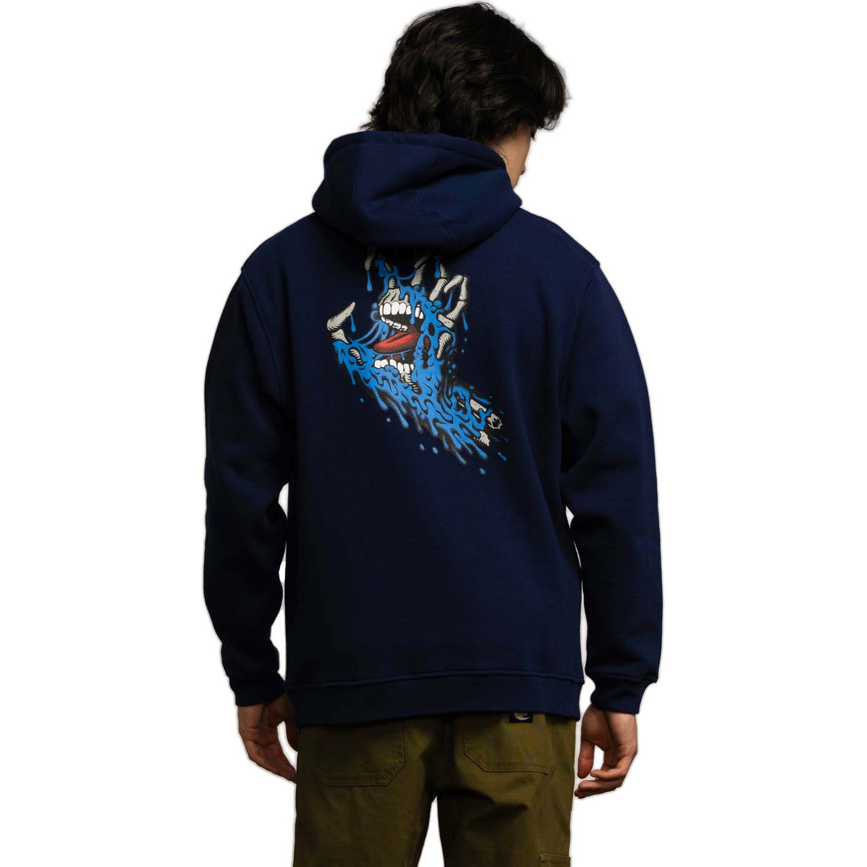 Santa Cruz Melting Hand Hoodie - Black