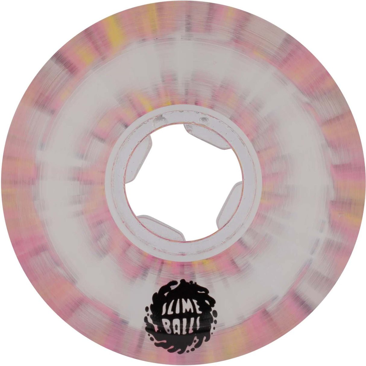 Santa Cruz Slime Balls Mirror Vomits Skateboard Wheels - Clear 54mm