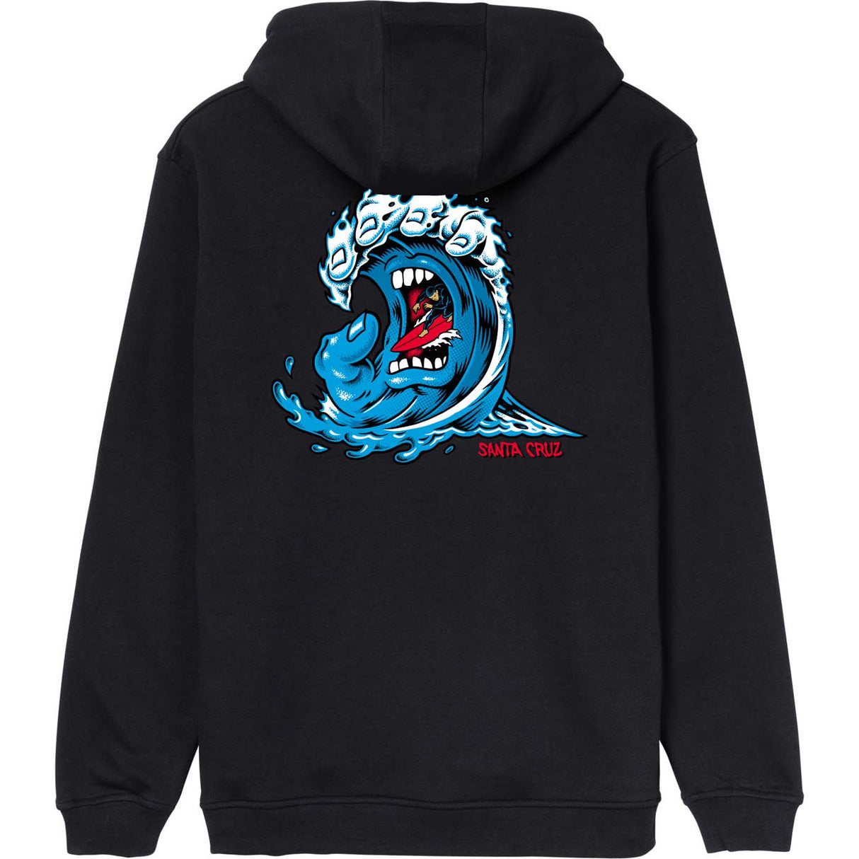 Santa Cruz Screaming Wave Hoodie - Black
