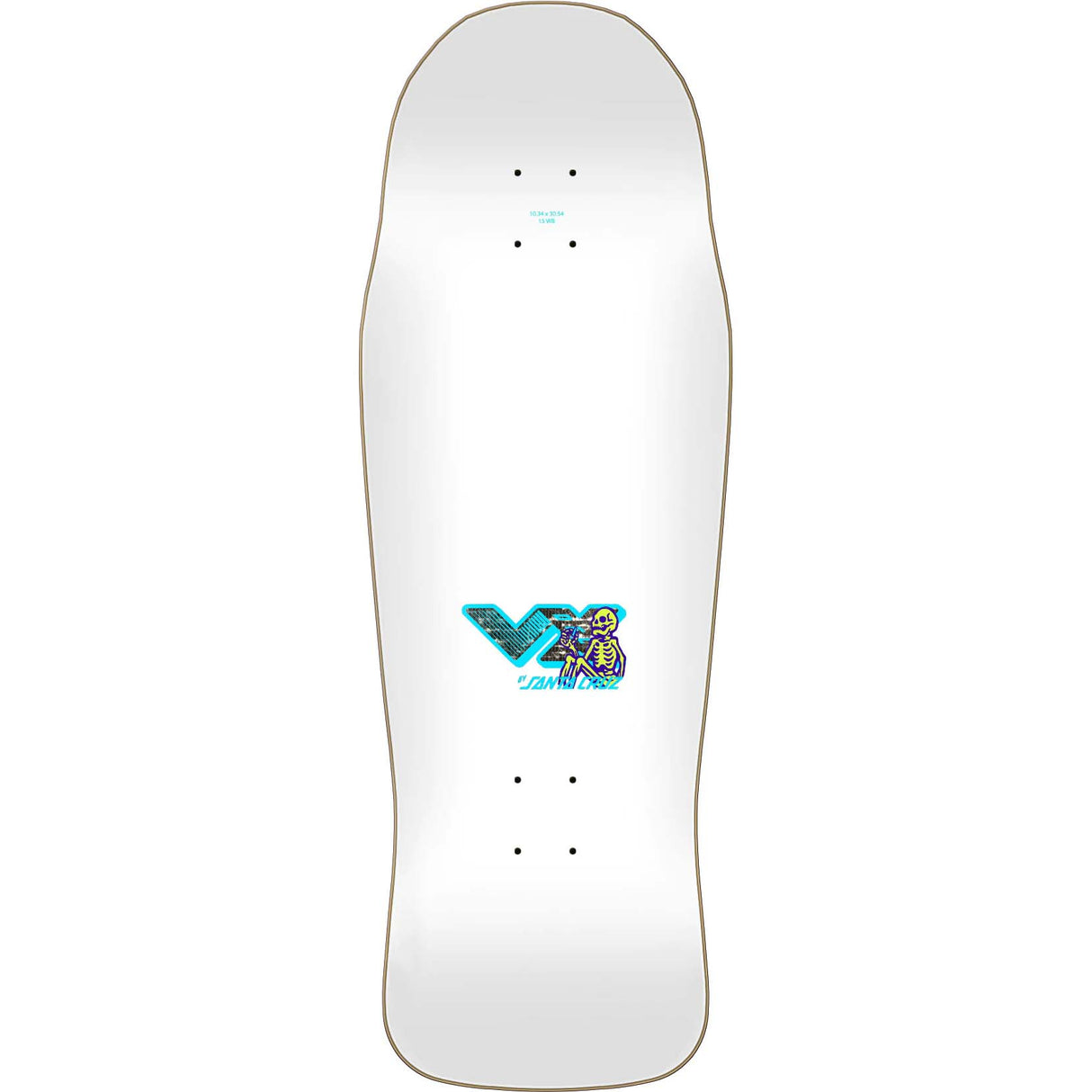 Santa Cruz VX Dope Planet Skateboard Deck - Winkowski 10.34"