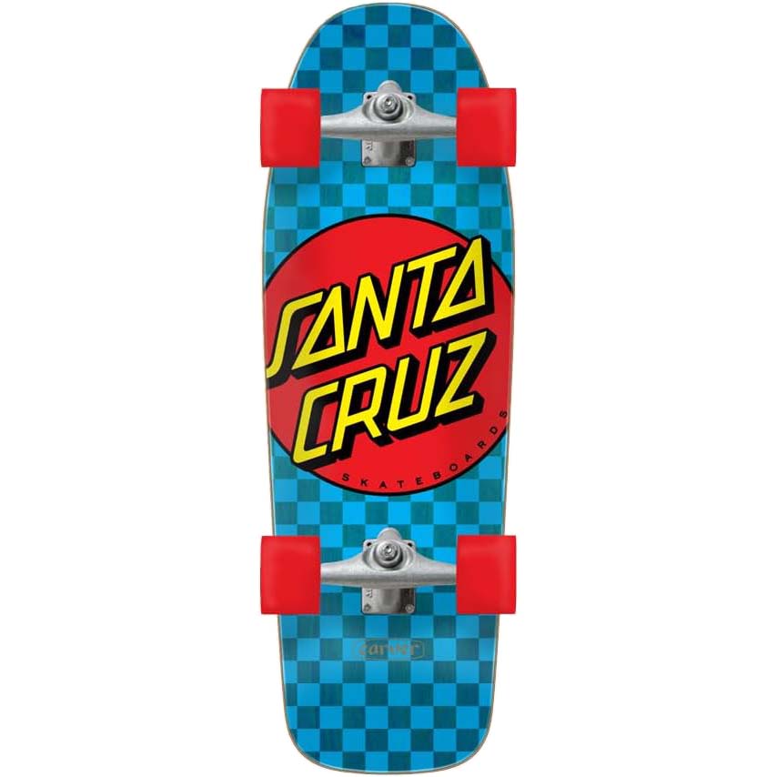 Santa Cruz Surfskate Classic Dot Check Complete Cruiser - 9.8"