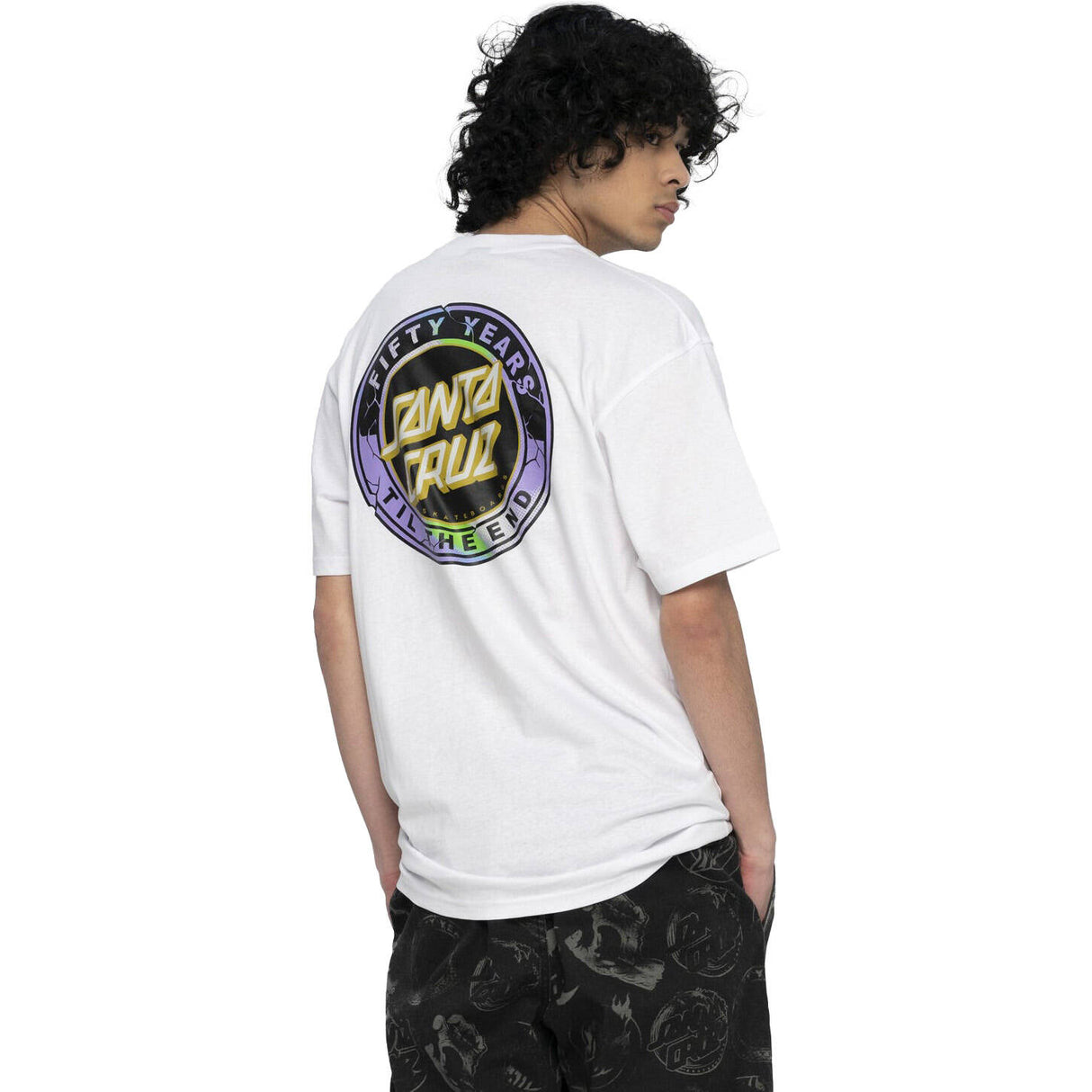 Santa Cruz 50th TTE Dot T Shirt - White