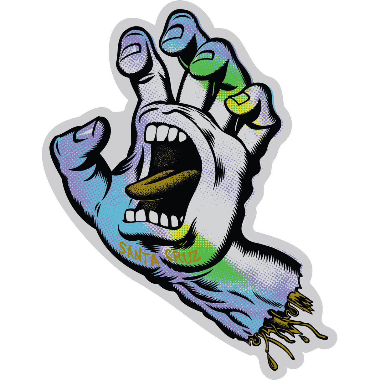 Santa Cruz Holo Screaming Hand Sticker