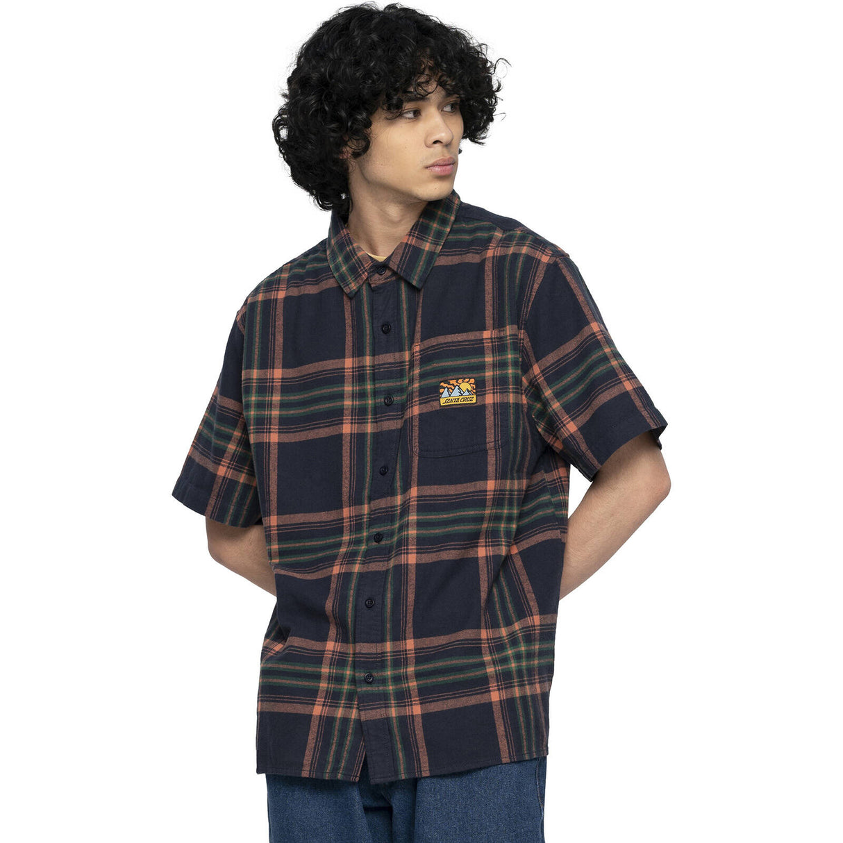 Santa Cruz Vista Short Sleeve Shirt - Multi Check
