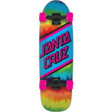 Santa Cruz Rainbow Tie Dye Street Skate Complete Cruiser - 29.05''