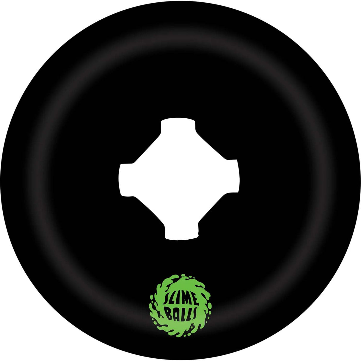 Santa Cruz Slime Balls Vomit Mini Skateboard Wheels - Black 56mm
