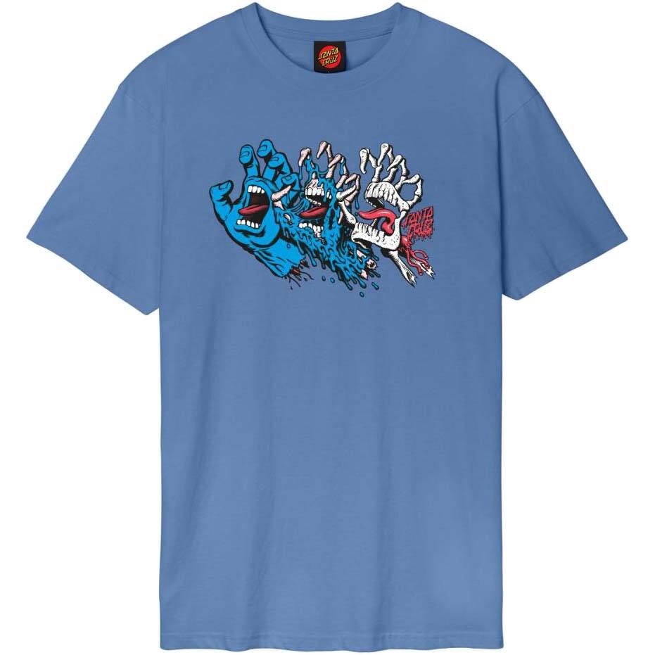 Santa Cruz Evolved Hand Front T Shirt - Dusty Blue