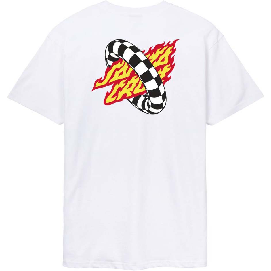 Santa Cruz Goal Flame T Shirt - White