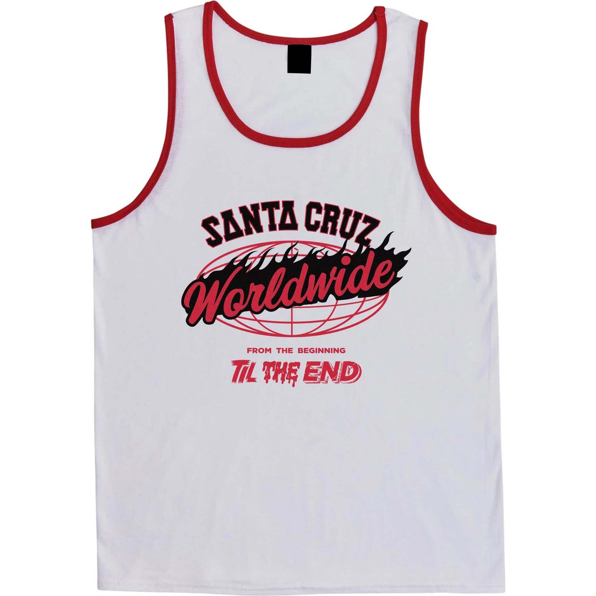 Santa Cruz TTE Worldwide Mesh Vest - White