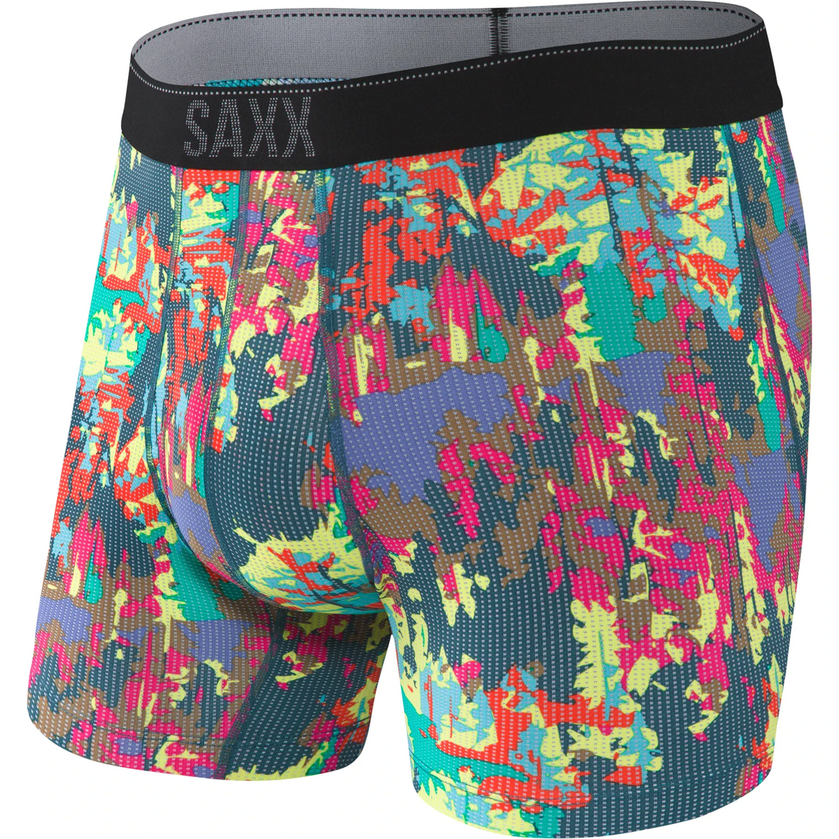 Saxx Quest Fly Boxer Brief - Green Vivid Forest