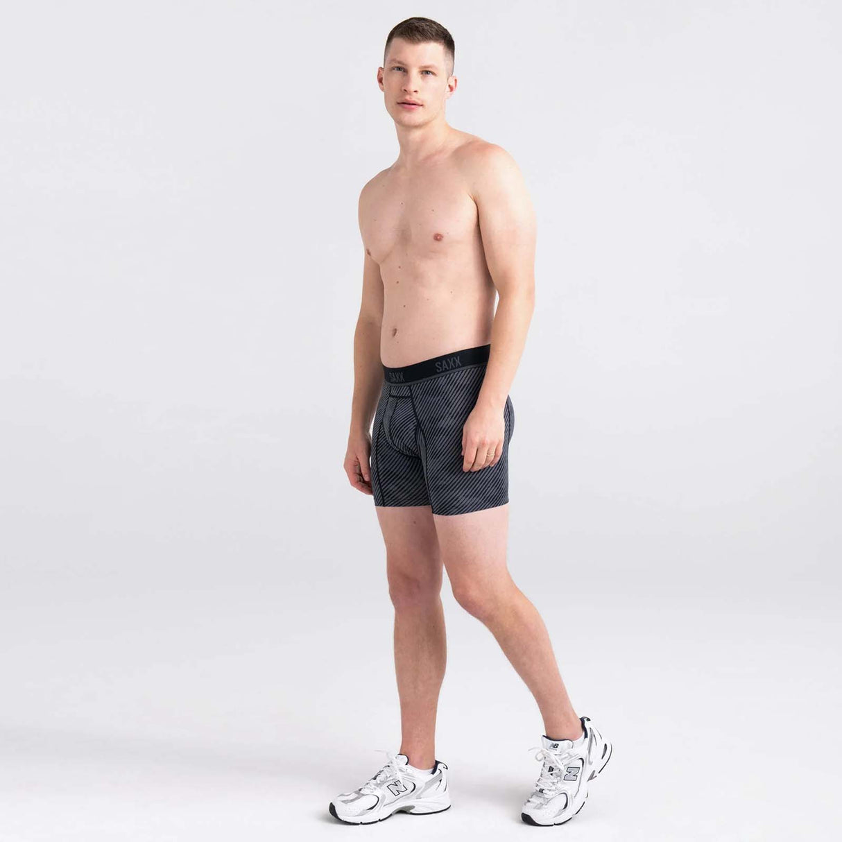 Saxx Kinetic Boxer Briefs - Optic Camo/Black