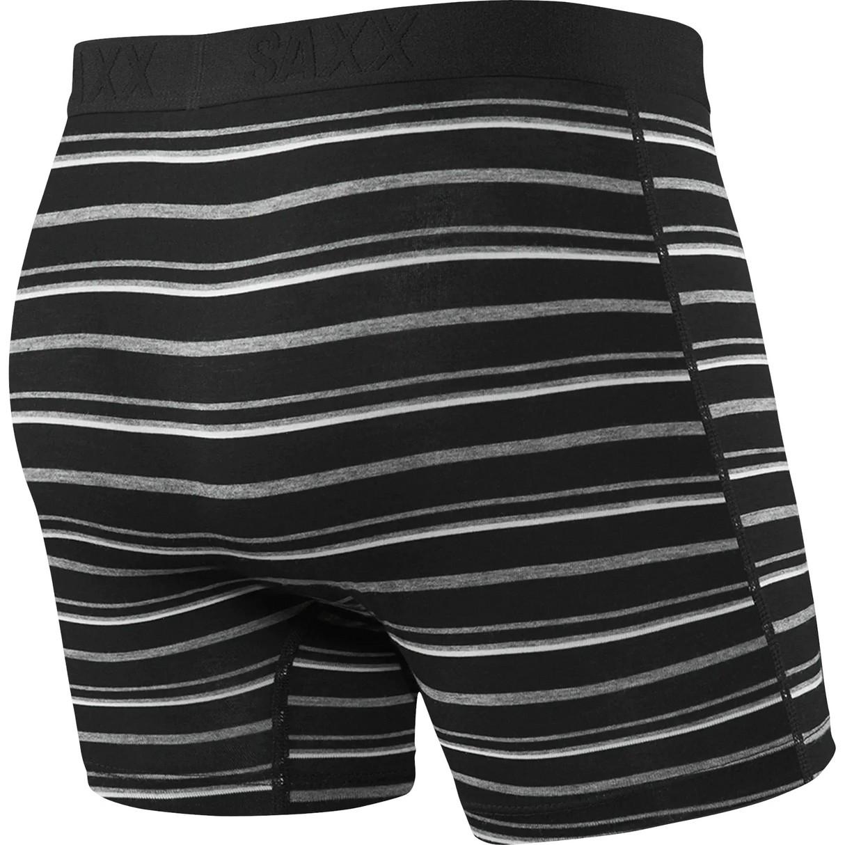 Saxx Vibe Boxer Briefs - Black Coast Stripe
