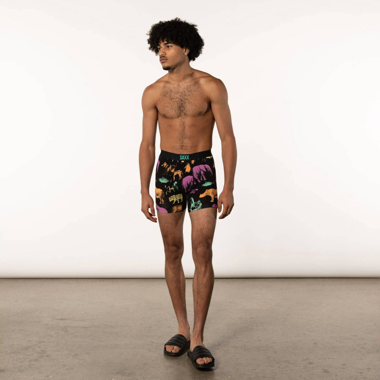 Saxx Vibe Boxer Briefs - Neon Endangered