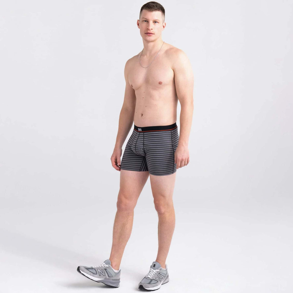 Saxx Non-Step Boxer Briefs - Hiker Stripe