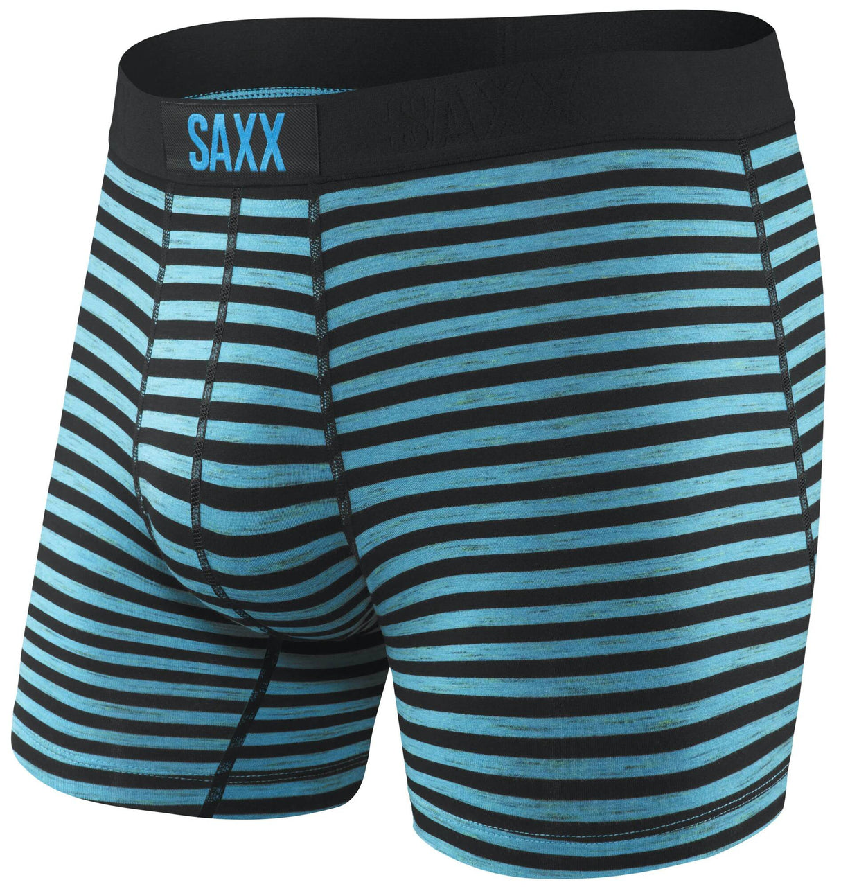 Saxx Vibe Boxer Briefs - Black Space Hiker Stripe