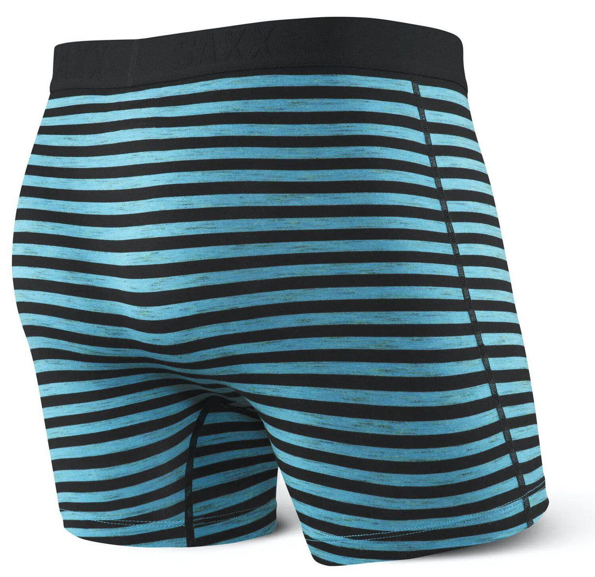 Saxx Vibe Boxer Briefs - Black Space Hiker Stripe