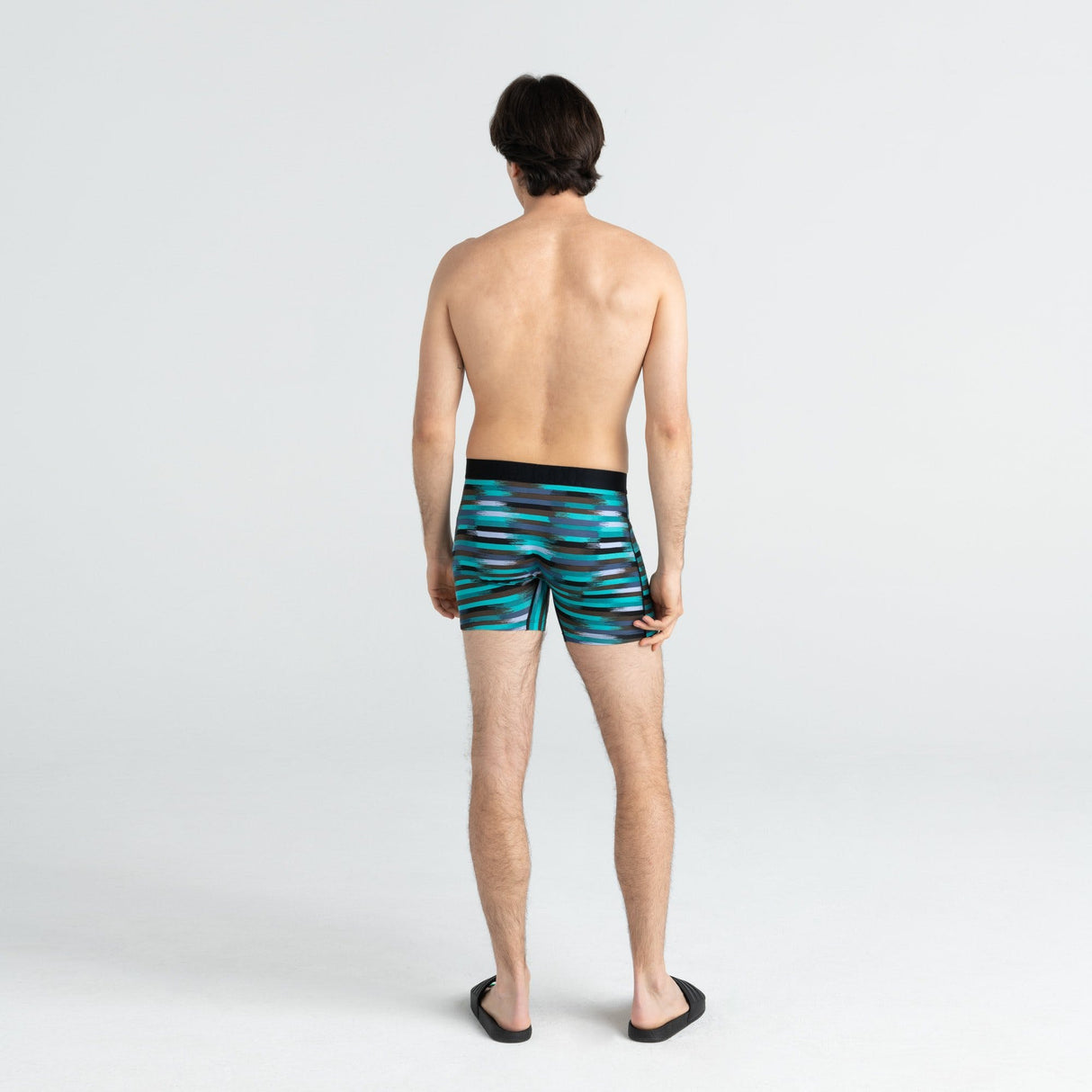 Saxx Undercover Boxer Briefs - Black Reflective Stripe