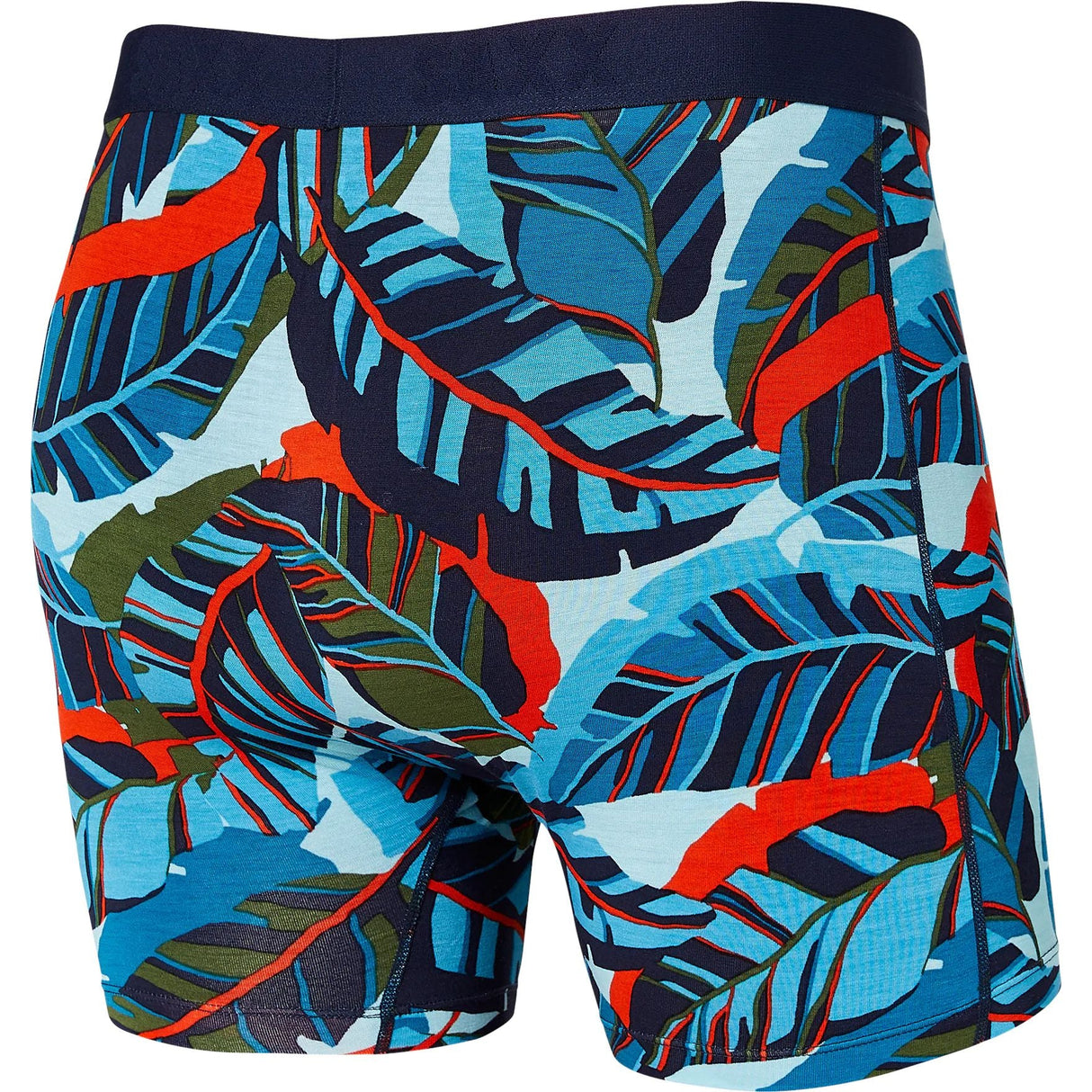 Saxx Vibe Boxer Briefs - Blue Pop Jungle