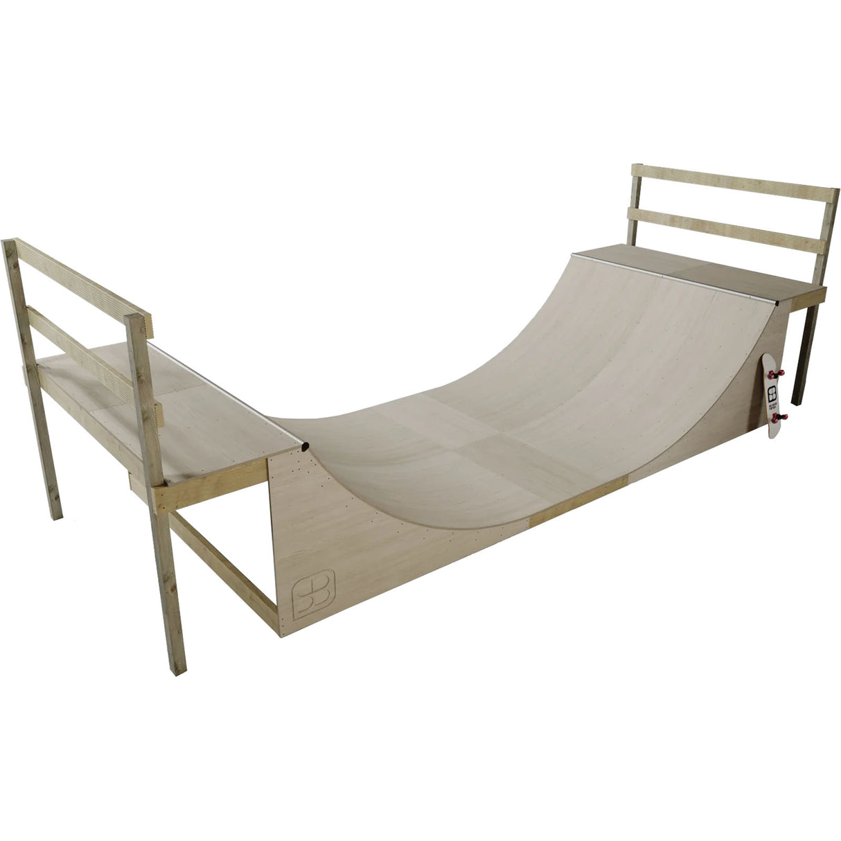 SB Skate Ramps Premier Half Pipe Ramp - 4' x 8'