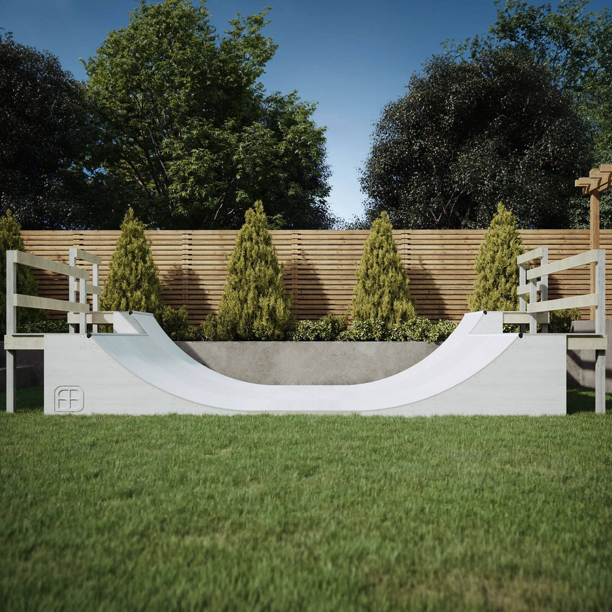 SB Skate Ramps Premier Max Half Pipe Ramp - Large